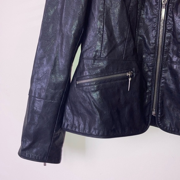 KUT FROM THE KLOTH | Faux Leather Moto Jacket - Picture 3 of 15